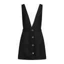 【送料無料】 モスキーノ レディース ワンピース トップス Mini dresses Black