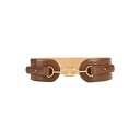 【送料無料】 エリザベスフランキ レディース ベルト アクセサリー Belts Brown