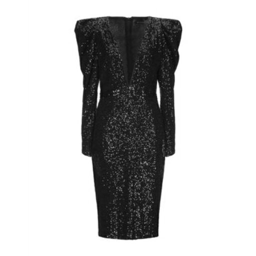 【送料無料】 アクチュアリー レディース ワンピース トップス Midi dresses Black 【送料無料】 アクチュアリー レディース ワンピース トップス Midi dresses Black