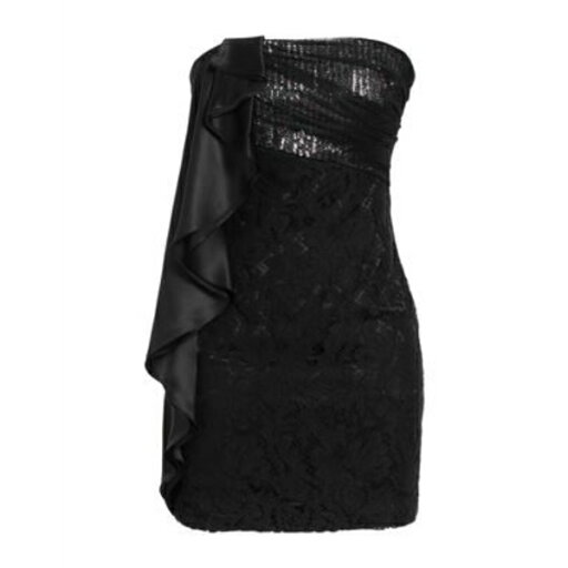【送料無料】 ピンコ レディース ワンピース トップス Mini dresses Black 【送料無料】 ピンコ レディース ワンピース トップス Mini dresses Black