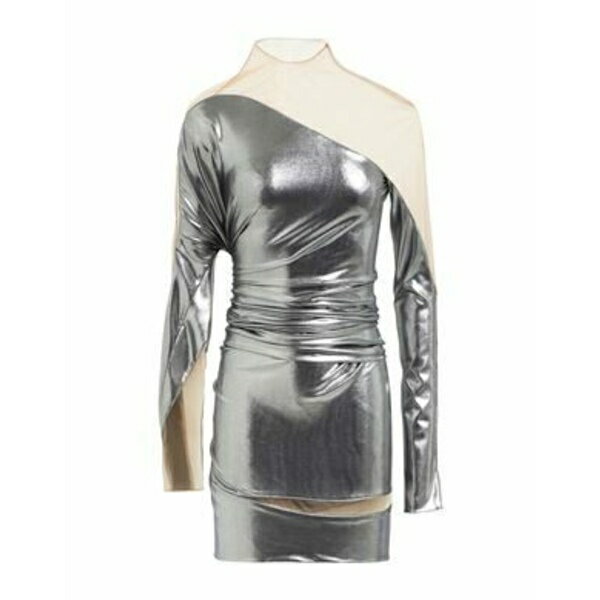 【送料無料】 マグラー レディース ワンピース トップス Midi dresses Silver