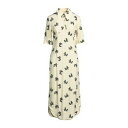 【送料無料】 ジル・サンダー レディース ワンピース トップス Midi dresses Yellow