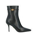 【送料無料】 ヴェルサーチ レディース ブーツ シューズ Ankle boots Black