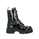 【送料無料】 ヴェルサーチ レディース ブーツ シューズ Ankle boots Black