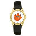 ジャーディン メンズ 腕時計 アクセサリー Clemson Tigers Team Logo Leather Wristwatch -