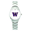 W[fB Y rv ANZT[ Washington Huskies Unisex Stainless Steel Bracelet Wristwatch -