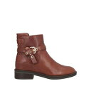 【送料無料】 ジェオックス レディース ブーツ シューズ Ankle boots Brown