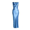 【送料無料】 ブルマリン レディース ワンピース トップス Maxi dresses Blue