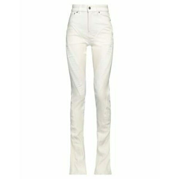 【送料無料】 マグラー レディース カジュアルパンツ ボトムス Pants White