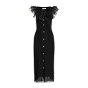 【送料無料】 アレッサンドラ・リッチ レディース ワンピース トップス Midi dresses Black