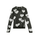 【送料無料】 ジバンシー レディース Tシャツ トップス T-shirts Black