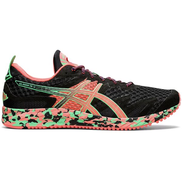 ASICS アシックス メンズ スニーカー 【ASICS Gel-Noosa Tri 12 Camo Black Coral】 サイズ US_7.5(25.5cm) Black/Flash Coral