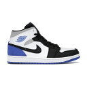 Jordan ジョーダン メンズ スニーカー 【Jordan 1 Mid SE Royal Black Toe】 サイズ US_8(26.0cm) White/Black-Light Solar Flare Heather-Hyper Royal(4)