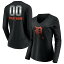 եʥƥ ǥ T ȥåץ Detroit Tigers Fanatics Branded Women's Personalized Midnight Mascot Long Sleeve VNeck TShirt Black
