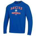 アンダーアーマー メンズ パーカー スウェットシャツ アウター Houston Christian Huskies Under Armour All Day Arch Softball Fleece Raglan Pullover Sweatshirt Royal