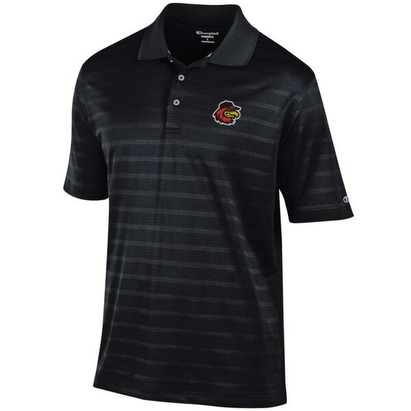 `sI Y |Vc gbvX Rochester Red Wings Champion Textured Solid Polo Black