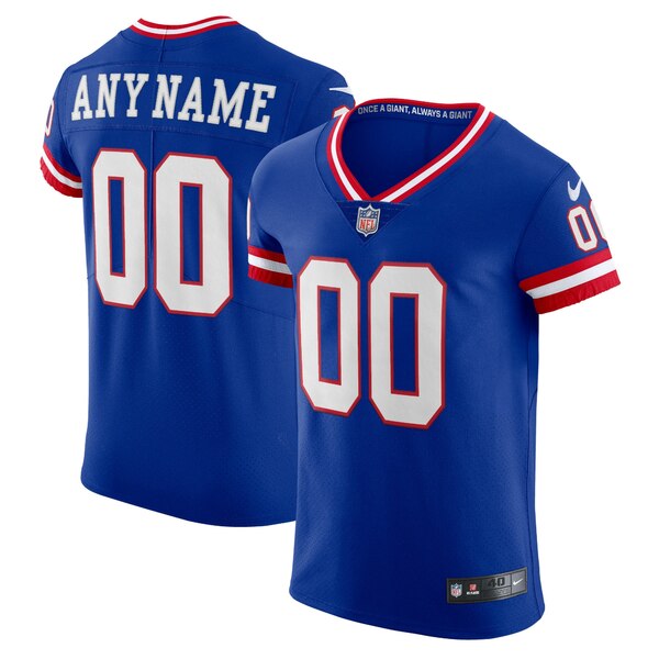 ʥ  ˥ե ȥåץ New York Giants Nike Classic Vapor Elite Custom Jersey Royal