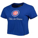 ニューエラ レディース Tシャツ トップス Chicago Cubs New Era Women 039 s Historic Champs TShirt Blue