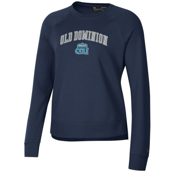 アンダーアーマー レディース パーカー・スウェットシャツ アウター Old Dominion Monarchs Under Armour Women's All Day Pullover Sweatshirt Navy