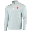 TEU[^Ch Y WPbgu] AE^[ Oklahoma Sooners Southern Tide Gameday QuarterZip Performance Jacket Gray