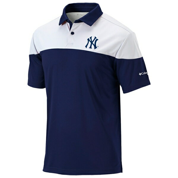 RrA Y |Vc gbvX New York Yankees Columbia OmniWick Best Ball Polo Navy