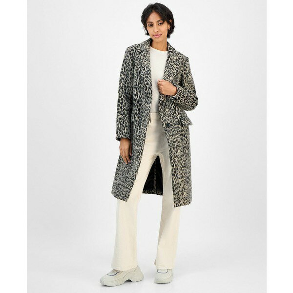 ビーシービージーマックスアズリア レディース ジャケット＆ブルゾン アウター Women's Single-Breasted Coat Leopard