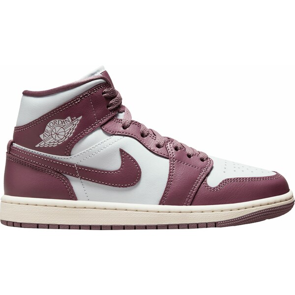 ジョーダン レディース バスケットボール スポーツ Air Jordan 1 Mid Women's Basketball Shoes Platinum/Sky J Mauve/Sail