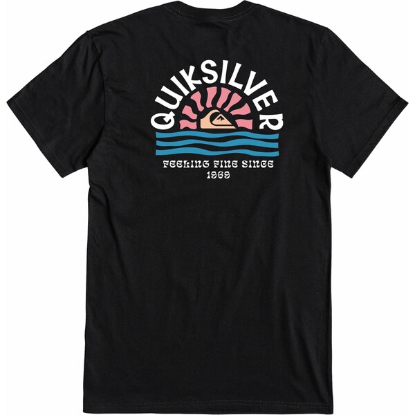 NCbNVo[ Y Vc gbvX Quiksilver Men's Sunset Mind MT0 T-Shirt Black