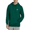 アディダス アディダス メンズ パーカー・スウェットシャツ アウター adidas Originals Men's Adicolor Essentials Trefoil Hoodie Collegiate Green