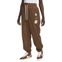 ナイキ レディース カジュアルパンツ ボトムス Nike Sportswear Women 039 s Naomi Osaka Phoenix Fleece High-Waisted Oversized Pants Cacao Wow