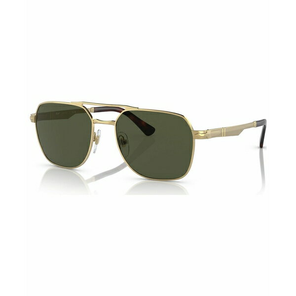 ڥ륽 ǥ 󥰥饹 ꡼ Unisex Sunglasses, 0PO1004S5153155W Gold-Tone