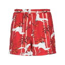 ブシェミ メンズ カジュアルパンツ ボトムス Shorts & Bermuda Shorts Red