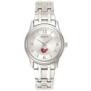 ブロバ レディース 腕時計 アクセサリー Keene State Owls Bulova Women's Stainless Steel Quartz Watch Silver