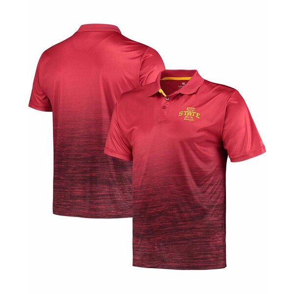    ȥåץ Men's Cardinal Iowa State Cyclones Marshall Polo Ca...