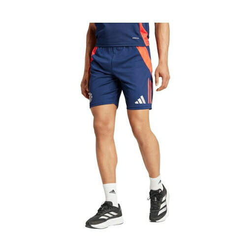 アディダス メンズ カジュアルパンツ ボトムス Men's Navy Manchester United Tiro 2024/25 AEROREADY Training Shorts Navy アディダス メンズ カジュアルパンツ ボトムス Men's Navy Manchester United Tiro 2024/25 AEROREADY Training Shorts Navy
