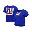 ニューエラ レディース Tシャツ トップス Women's Royal New York Giants Historic Champs T-shirt Royal