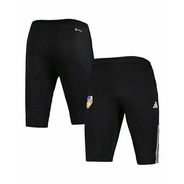 アディダス メンズ カジュアルパンツ ボトムス Men's Black FC Cincinnati 2023 On-Field Training AEROREADY Half Pants Black