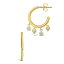 󥰥եС ǥ ԥ ꡼ Women's Celeste Hoop Earrings Gold-Tone