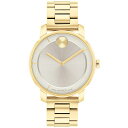 モバド モバド レディース 腕時計 アクセサリー Women's Bold Access Swiss Quartz Ionic Plated Light Gold Steel Watch 34mm Gold-Tone