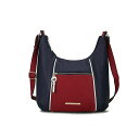 MKFRNV fB[X V_[obO obO Lavinia Color-Block Women's Shoulder Bag by Mia K Red