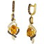  ǥ ԥ ꡼ Cinnamon Citrine (2 ct. t.w.) & Diamond (3/4 ct. t.w.) Drop Earrings in 14k Gold No Color