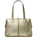 マイケル・コース 革トートバッグ レディース マイケルコース レディース トートバッグ バッグ Astor Medium Studded Leather Shoulder Tote Pale Gold