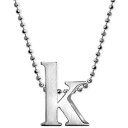 AbNX E[ fB[X lbNXE`[J[Ey_ggbv ANZT[ Little Letter by Initial Pendant Necklace in Sterling Silver K