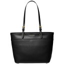 マイケル・コース 革トートバッグ レディース マイケルコース レディース トートバッグ バッグ Medium Leather Top Zip Pocket Tote Black