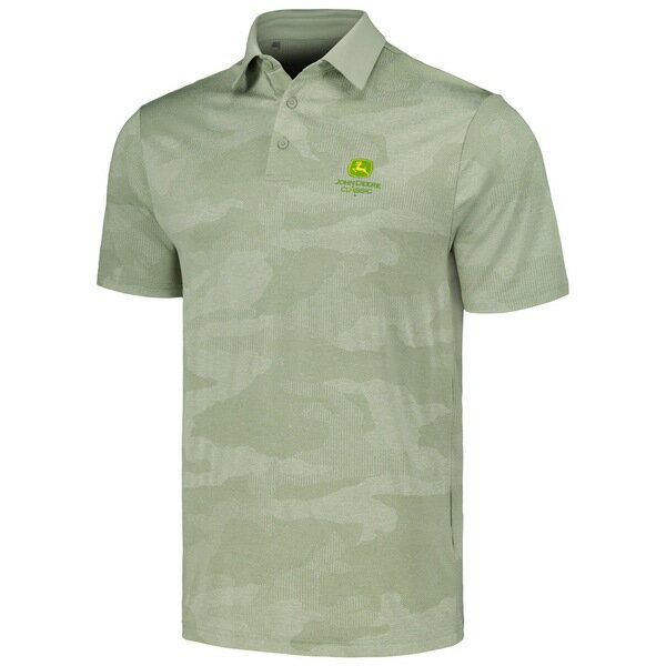 A_[A[}[ Y |Vc gbvX John Deere Classic Under Armour Playoff 2.0 Bandit Camo Polo Green