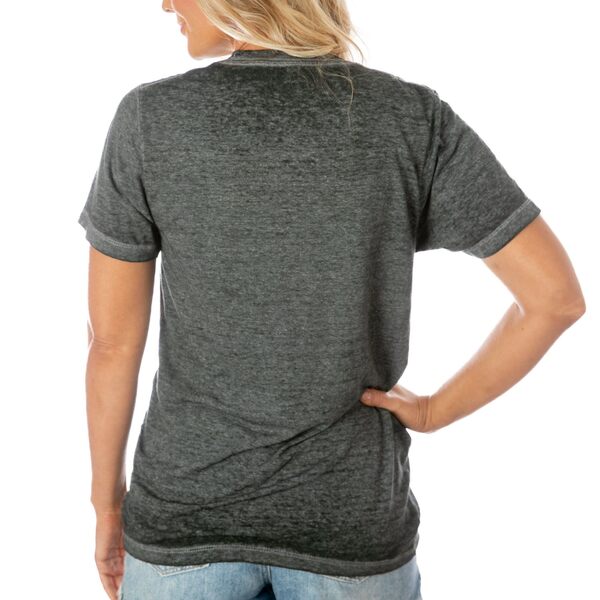 ゲームデイ レディース Tシャツ トップス Kansas City Chiefs Gameday Couture Women's First And Goal Burnout TShirt Charcoal