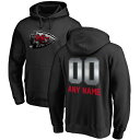 ファナティクス メンズ パーカー スウェットシャツ アウター Kansas City Chiefs NFL Pro Line by Fanatics Branded Personalized Midnight Mascot Pullover Hoodie Black