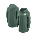 ナイキ レディース カットソー トップス Women's Heathered Green Green Bay Packers Minimal Statement...