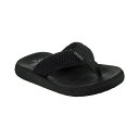 スケッチャーズ レディース サンダル シューズ Women's Cali Asana Valley Chic flip flop Thong Sandals from Finish Line Black