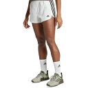 アディダス レディース カジュアルパンツ ボトムス Women's Pacer Training 3-Stripes Woven High-Rise Shorts White/blac